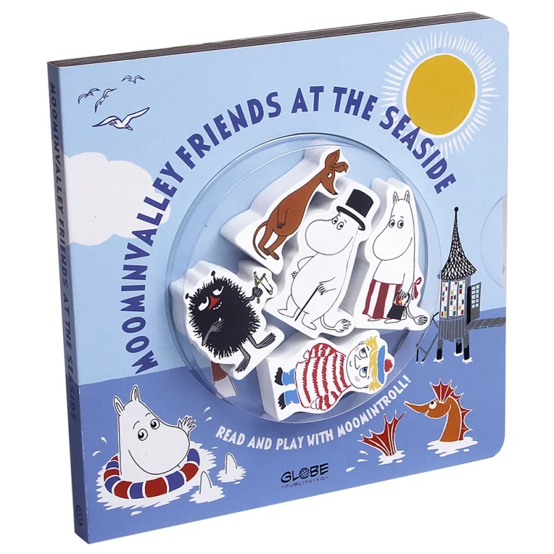 Moominvalley Friends at the Seaside Book (Engelsk)