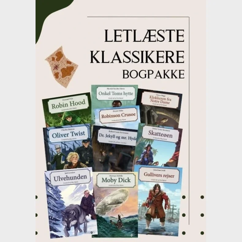 Letl�ste klassikere - Bogpakke 1