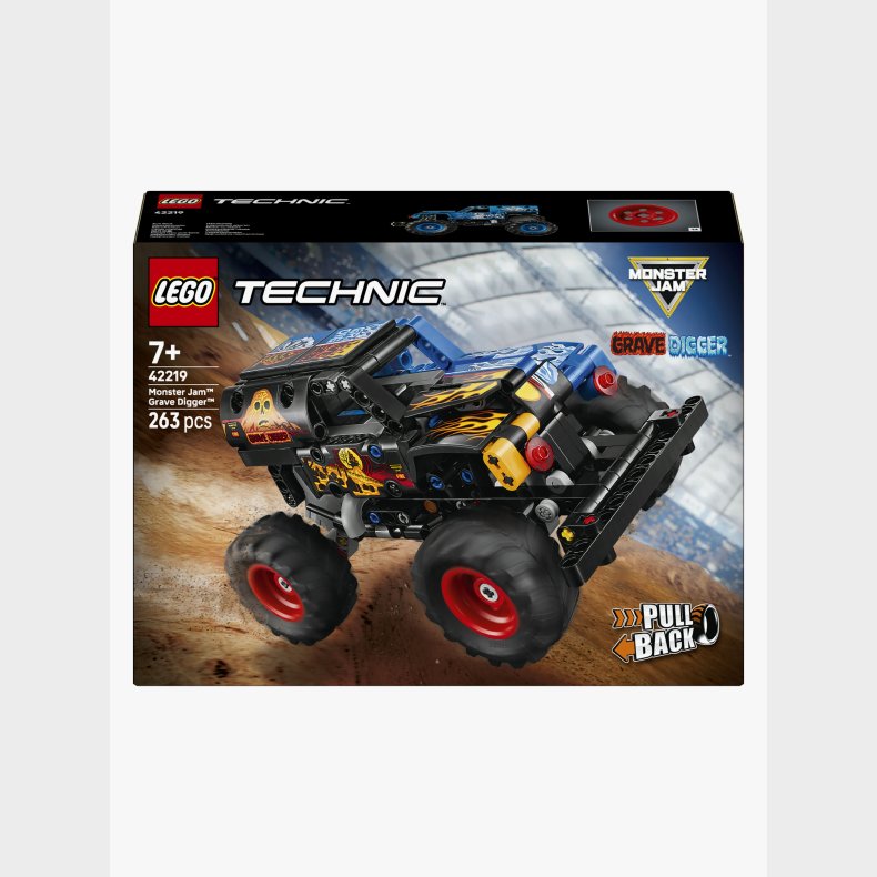 LEGO Technic 42219 Monster Jam Grave Digger Fire and Ice