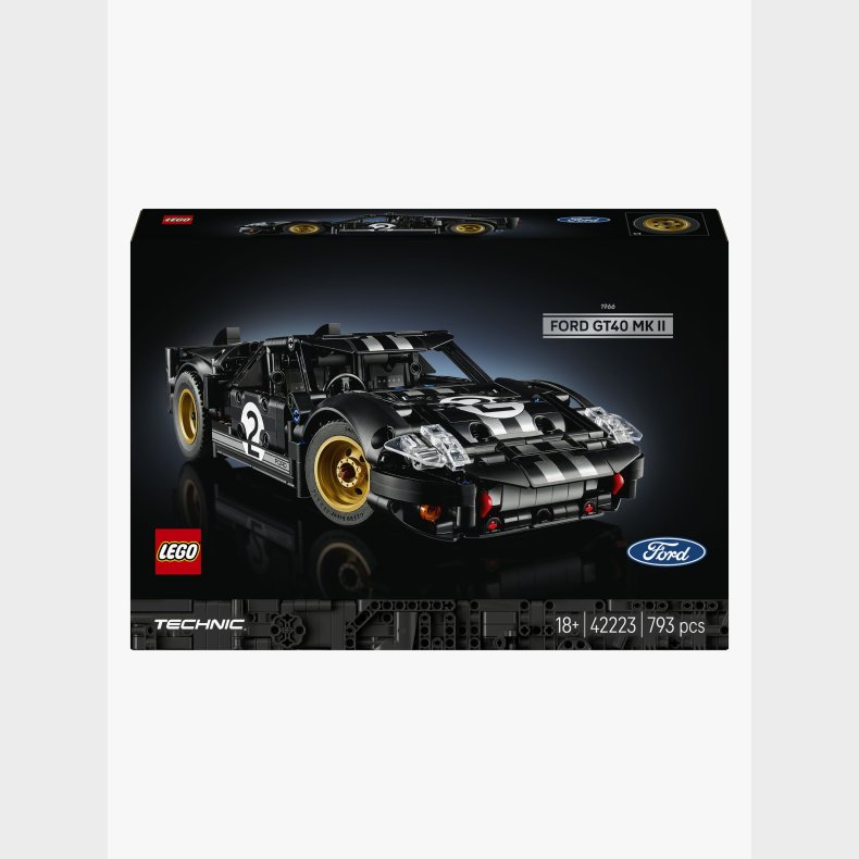 LEGO Technic 42223 1966 Ford GT40 MKII-racerbil