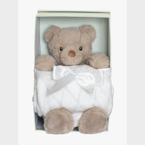 Teddykompaniet Svea Bamse med T�ppe i Gave�ske, Beige