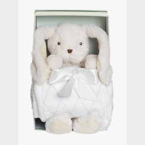Teddykompaniet Svea Bamse med T�ppe i Gave�ske, Creme