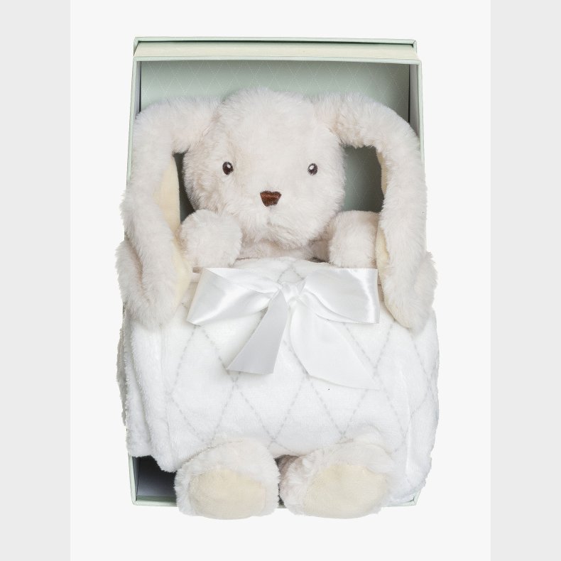 Teddykompaniet Svea Bamse med T�ppe i Gave�ske, Creme