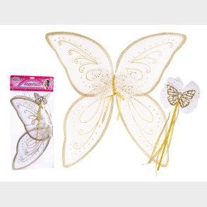 4-Girlz Guld Engle Vinger - udkldning - Legekammeraten.dk