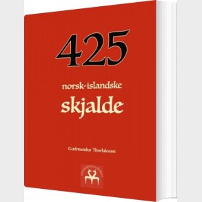 425 Norsk-islandske Skjalde - Gudmundur Thorlaksson - Bog