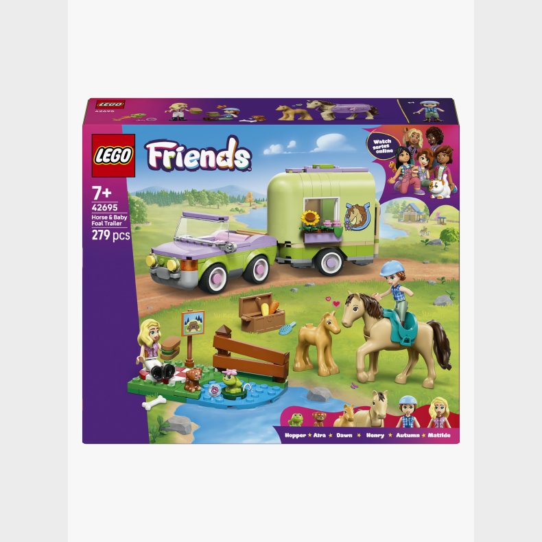 LEGO Friends 42695 Heste- og f�ltrailer