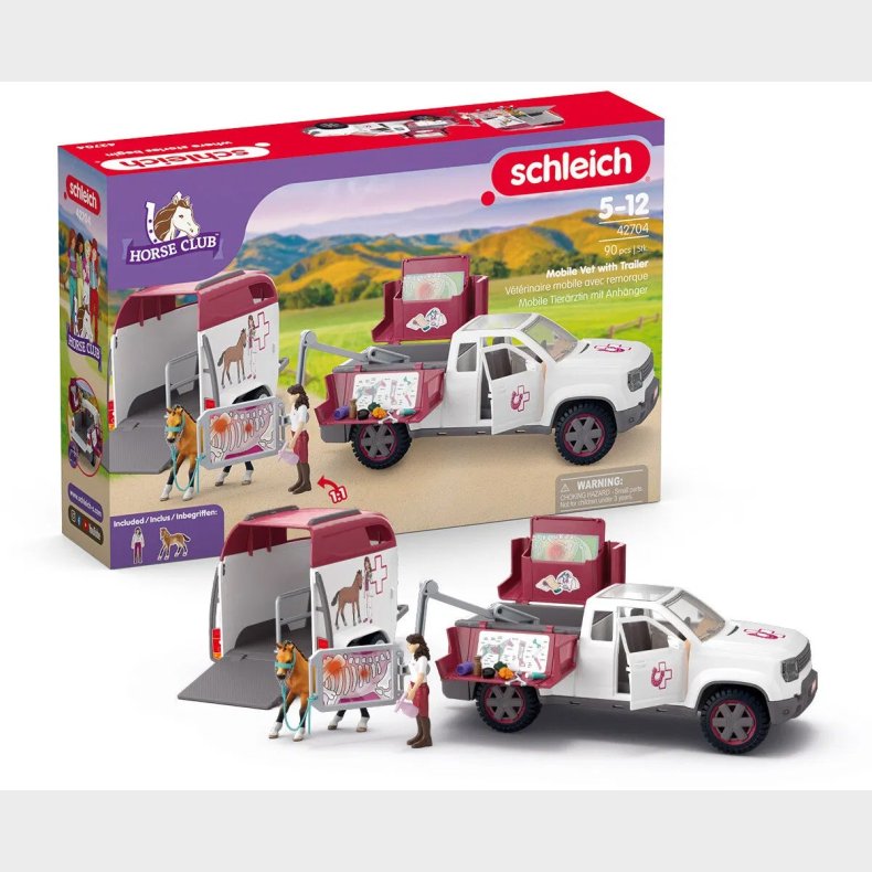 Schleich Dyrlgebil med Anhngervogn