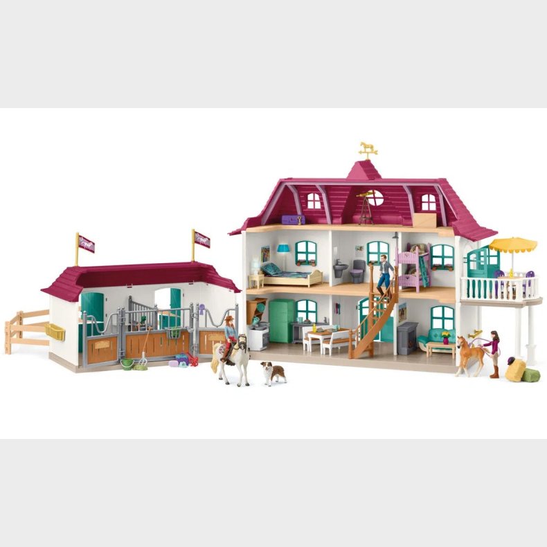 Schleich 42706 Horse Club Legest Lakeside Country House &  Stald