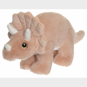 Teddykompaniet Dino Triceratops Bamse Stor, Abrikos