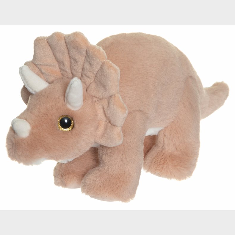 Teddykompaniet Dino Triceratops Bamse Stor, Abrikos