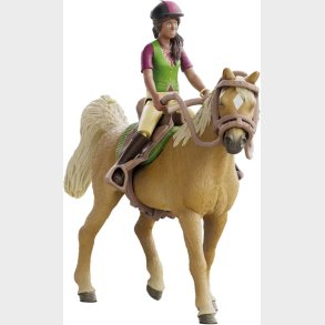 Schleich 42714 Horse Club Sarah &  Mystery Legest