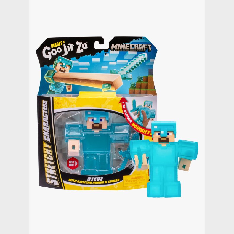 Goo Jit Zu Minecraft Steve Figur