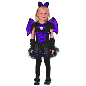 Udkldning, Mini Batkjole Med Vinger 104 Cm. - Legekammeraten.dk