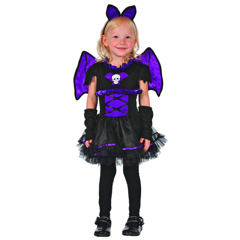 Udkldning, Mini Batkjole Med Vinger 104 Cm. - Legekammeraten.dk