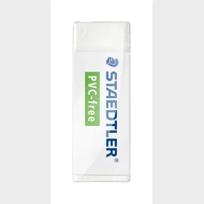Viskelder Staedtler pvc fri hvid