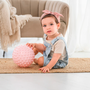 edushape | Sansebold u/luft - Stvet pink, 18 cm