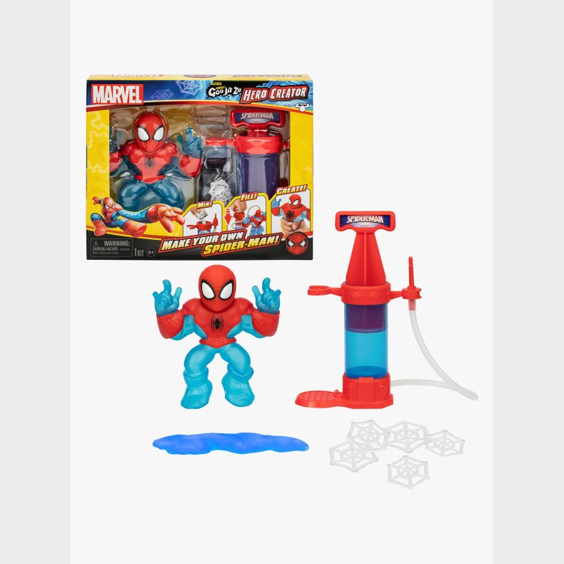 Goo Jit Zu Hero Creator Spider-Man Figur