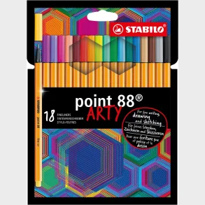 Fineliner STABILO Point 88 arty