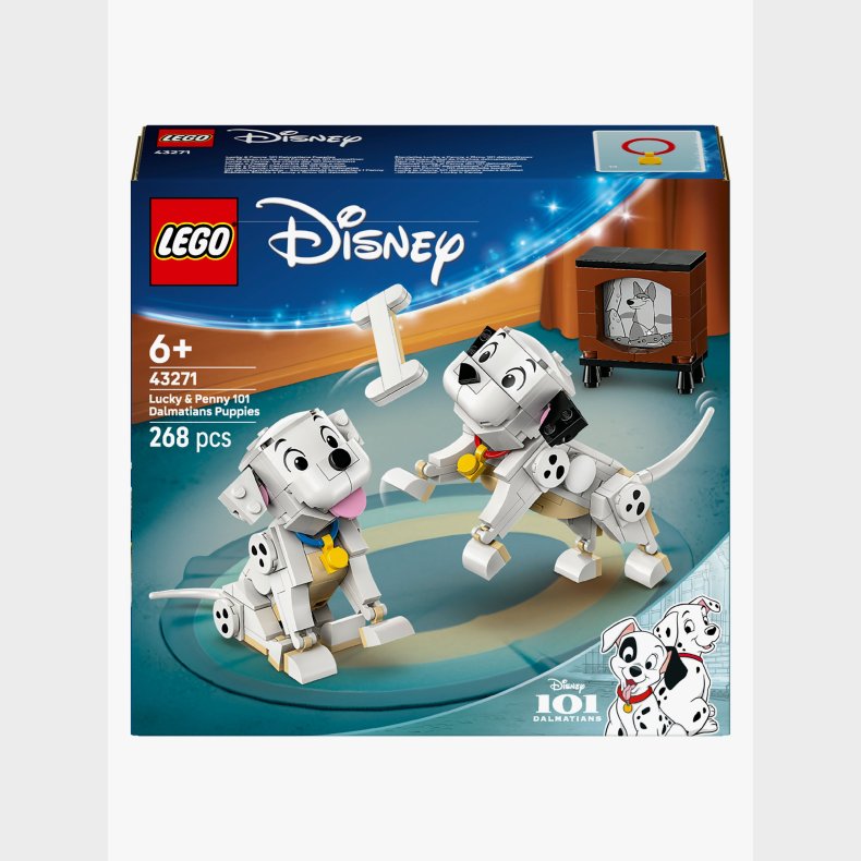 LEGO Disney Classic 43271 Hvalpene Lucky og Penny fra 101 dalmatinere