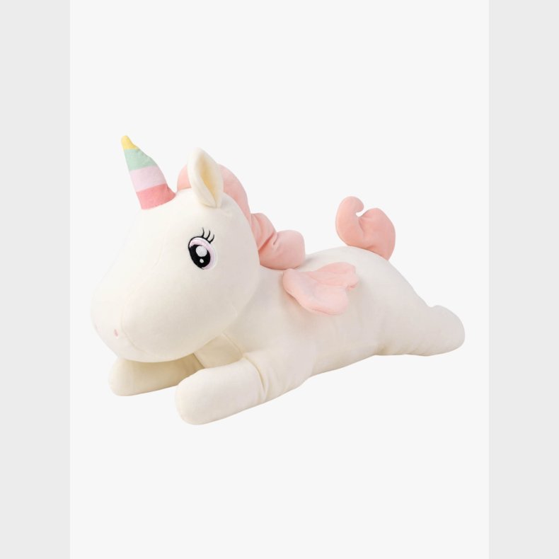 Teddykompaniet Bamse Liggende Enhj�rning 52 cm, Hvid