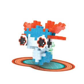 Plus-Plus k�ledyrspakke - Bl� axolotl, 39 stk