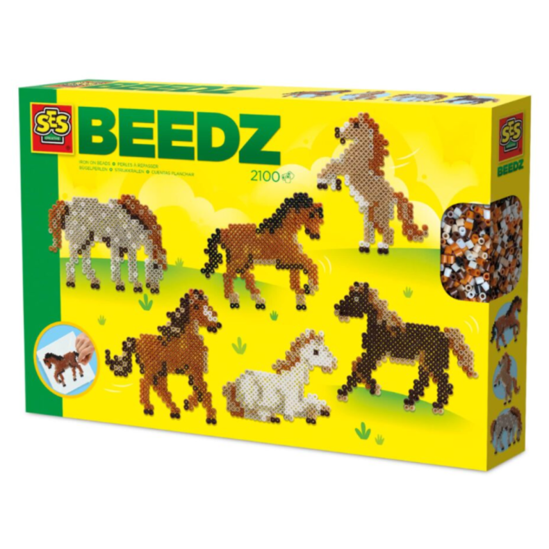 SES Creative | Perler - Heste, 2.100 stk