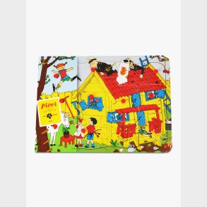 Pippi Tr�puslespil m. Knapper 12 Brikker