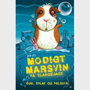 Modigt marsvin p� slangejagt