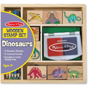 Stempler med dinosaurmotiver