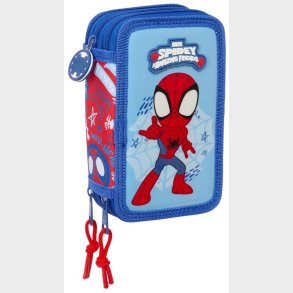 Spidey and His Amazing Friends Penalhus med 3 Rum, Rd/Bl