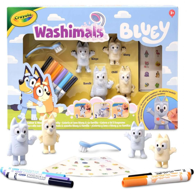 Crayola Washimals Bluey