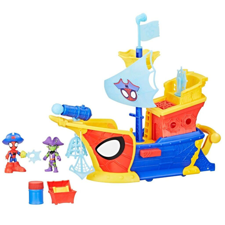 Spidey Water-Webs Bubble Pirate Ship