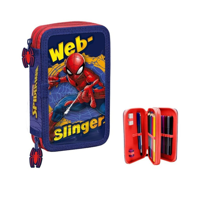 Spiderman Penalhus med 2 Lynlse