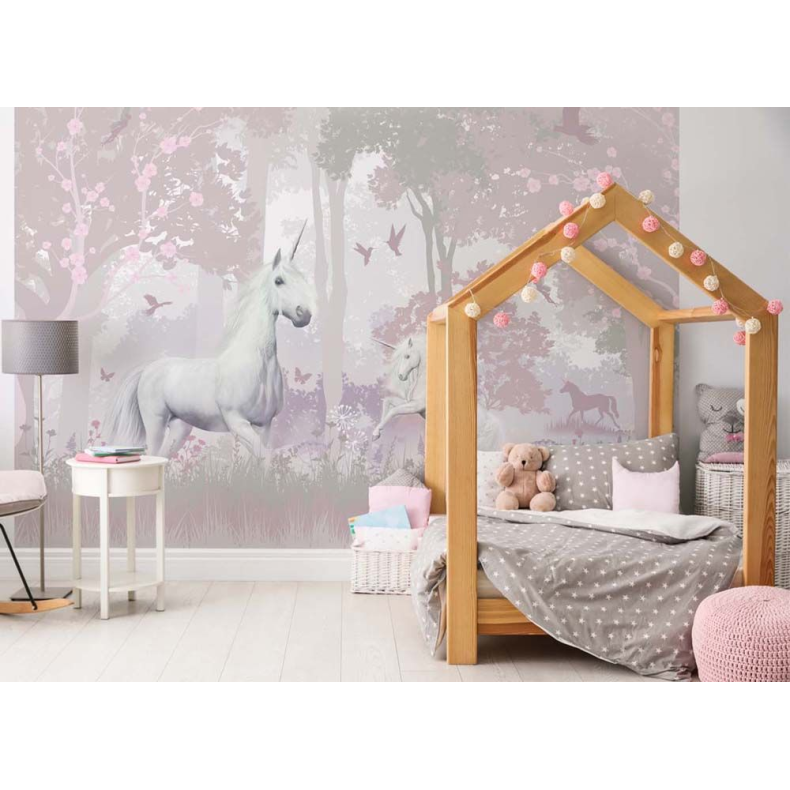 Enhj�rning Evetyrsskov Tapet 243x305 cm