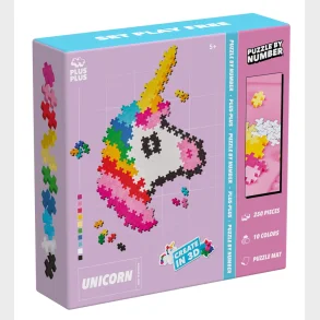 Plus-Plus Puzzle By Number Unicorn 250pcs