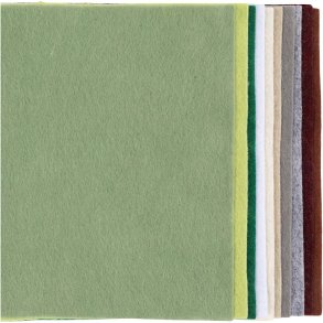 Creativ Company | Hobbyfilt A4 - Natur, 10 ark