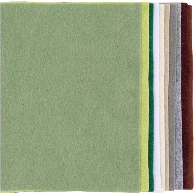 Creativ Company | Hobbyfilt A4 - Natur, 10 ark