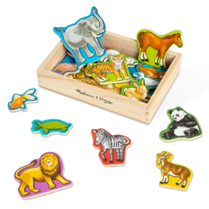 Melissa & Doug | Magneter - Dyr, 20 stk