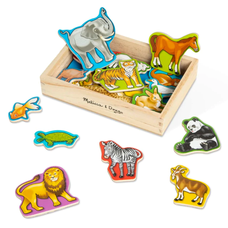 Melissa & Doug | Magneter - Dyr, 20 stk