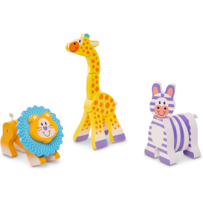 Melissa & Doug | Safaridyr, 3 stk