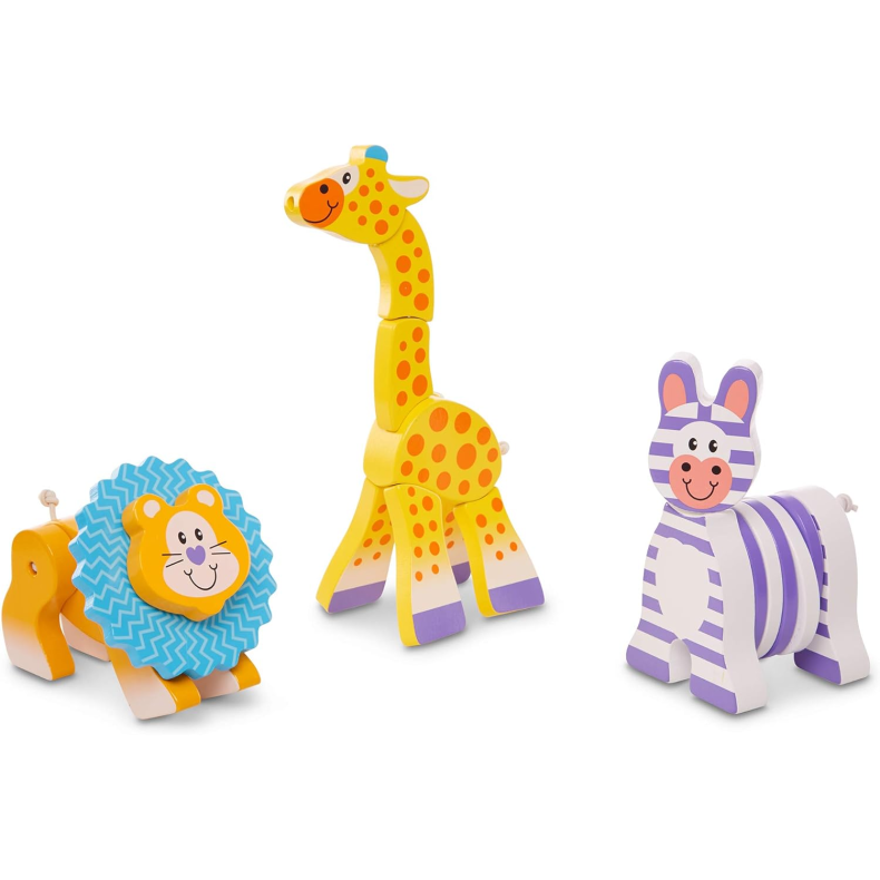 Melissa & Doug | Safaridyr, 3 stk
