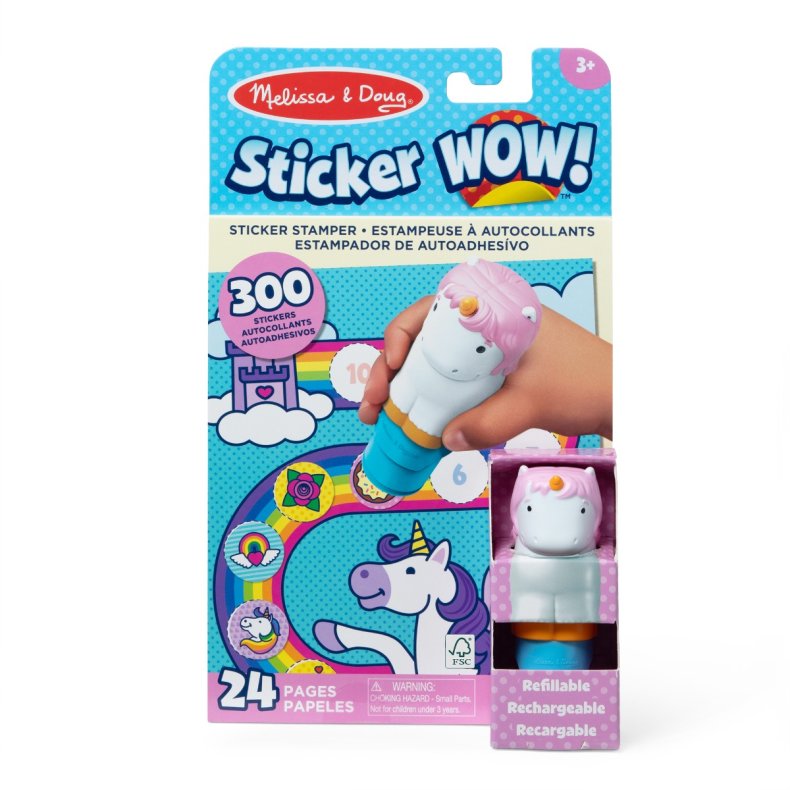 Melissa & Doug | Sticker WOW! aktivitetsst - Enhjrning
