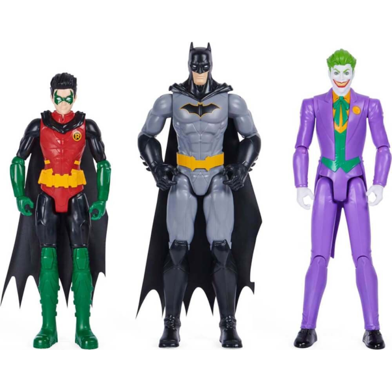 Batman Actionfigurer 3 Pak 30cm