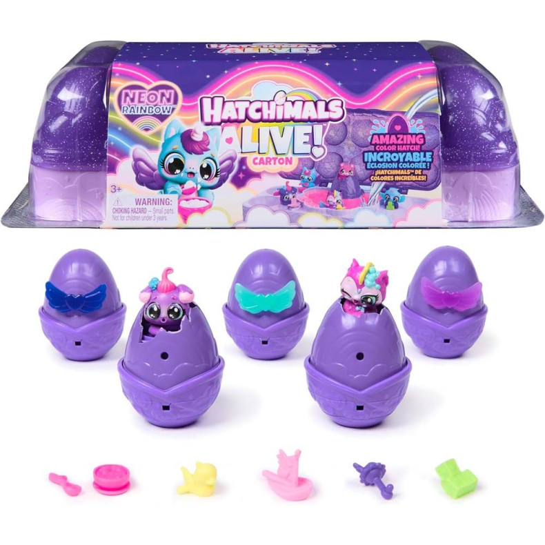 Hatchimals Alive Neon Rainbow Karton