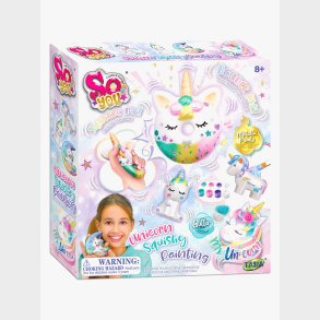 So Beads S�t Mal Squishies Enhj�rninger 4-Pak