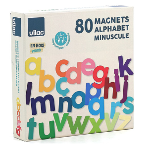 Vilac | Magnetbogstaver af tr - Sm, 80 dele