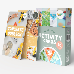 Inspire My Play | PlayTRAY aktivitetskort til sanselege