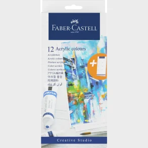 Startst goldFaber akryl farver 12 ass