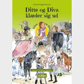 Ditte og Diva klder sig ud