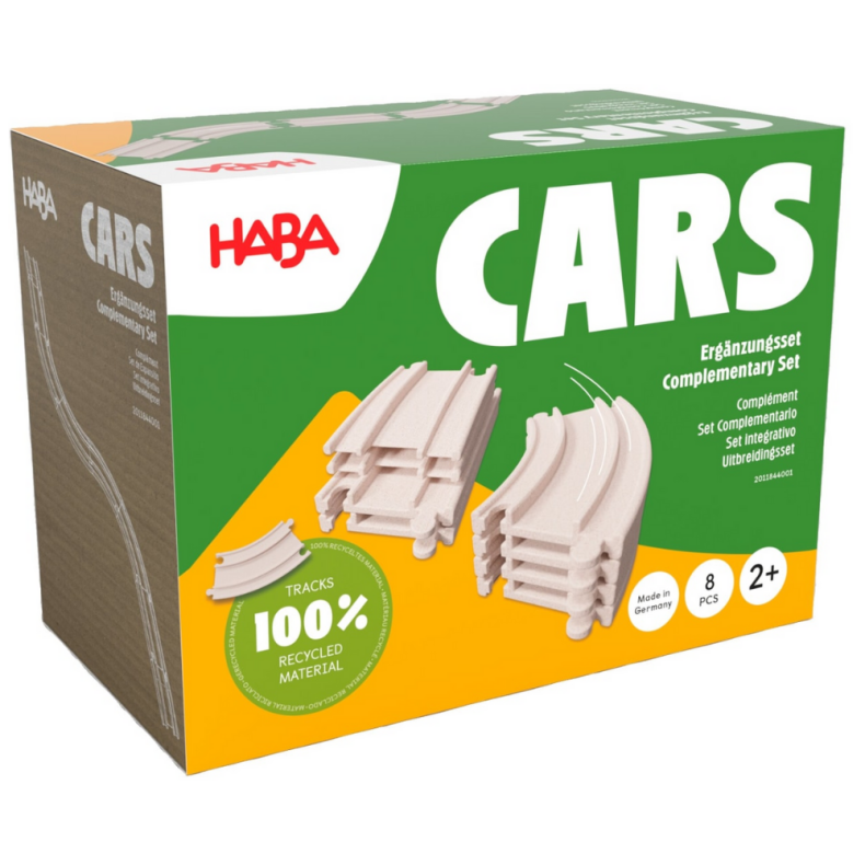 Haba | Kullerb tilbehr - Vejbanest, 8 dele